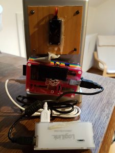 Standfuß der Raspberry Pi Futtermaschine