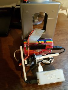 Standfuß der Raspberry Pi Futtermaschine